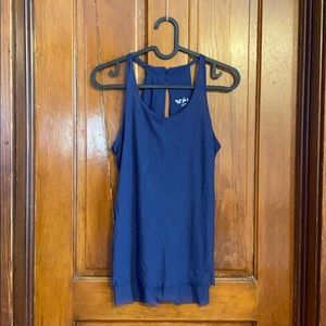 blue mesh oiselle tank - small